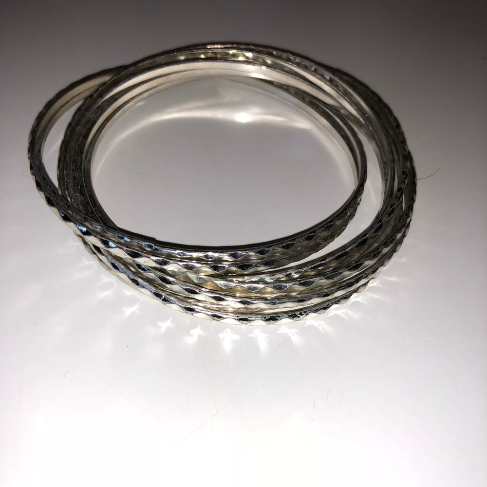 Silver Bangles